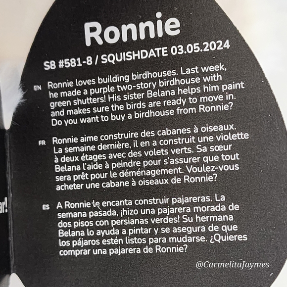 🖤 RONNIE 🐮 Select Series Cow in Irridescent Puffer Coat Original Squishmallow - Picture 4 of 7